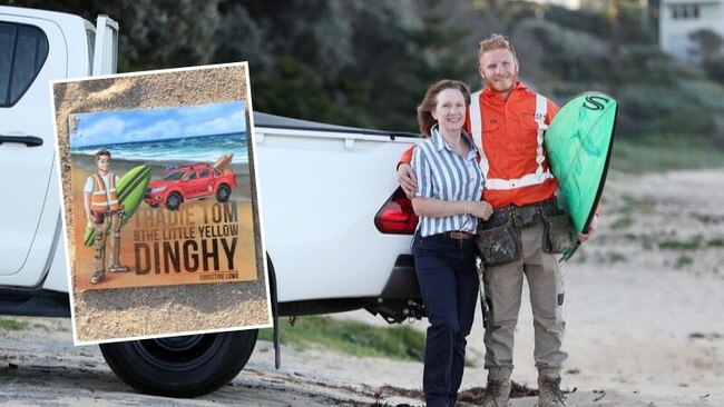 Tradie Tom Lowe has inspired his mum to write a children's book based loosely on his childhood. Picture: AAP/Sue Graham