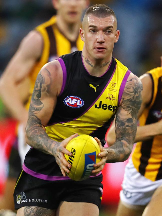 Dustin Martin in action for Richmond. Picture: Michael Klein