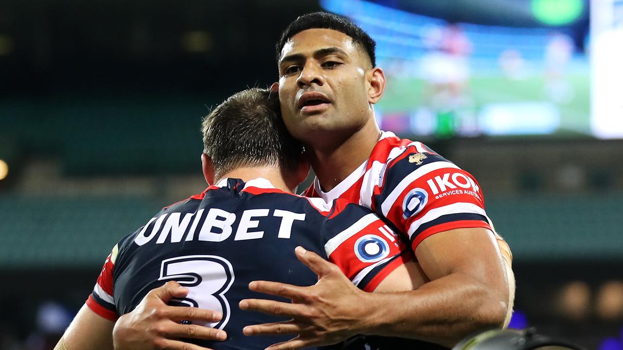 Daniel Tupou is close to signing a new deal at the Roosters. Picture: Mark Kolbe/Getty Images