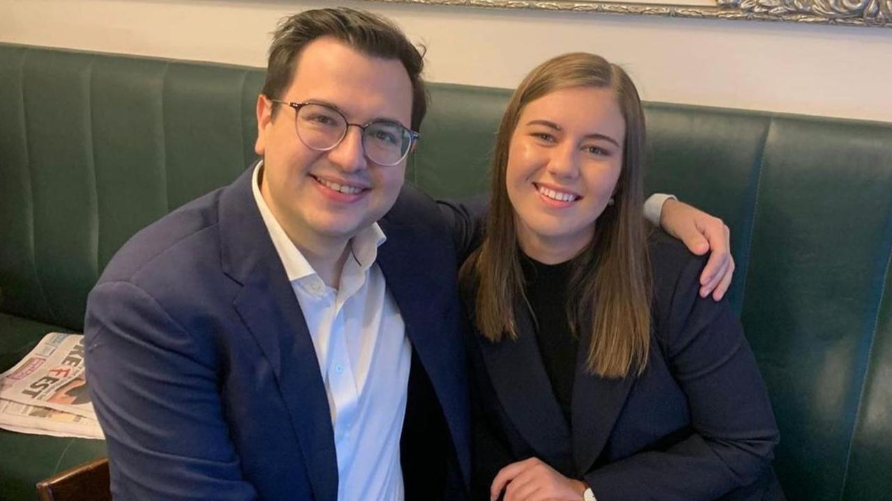 Brittany Higgins returns to workforce at same PR firm as husband