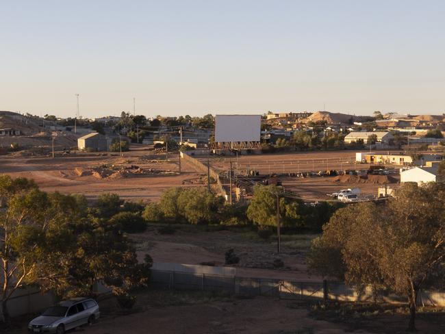 File pictures of Coober Pedy - Drive in, 13 January, 2022. Picture Simon Cross