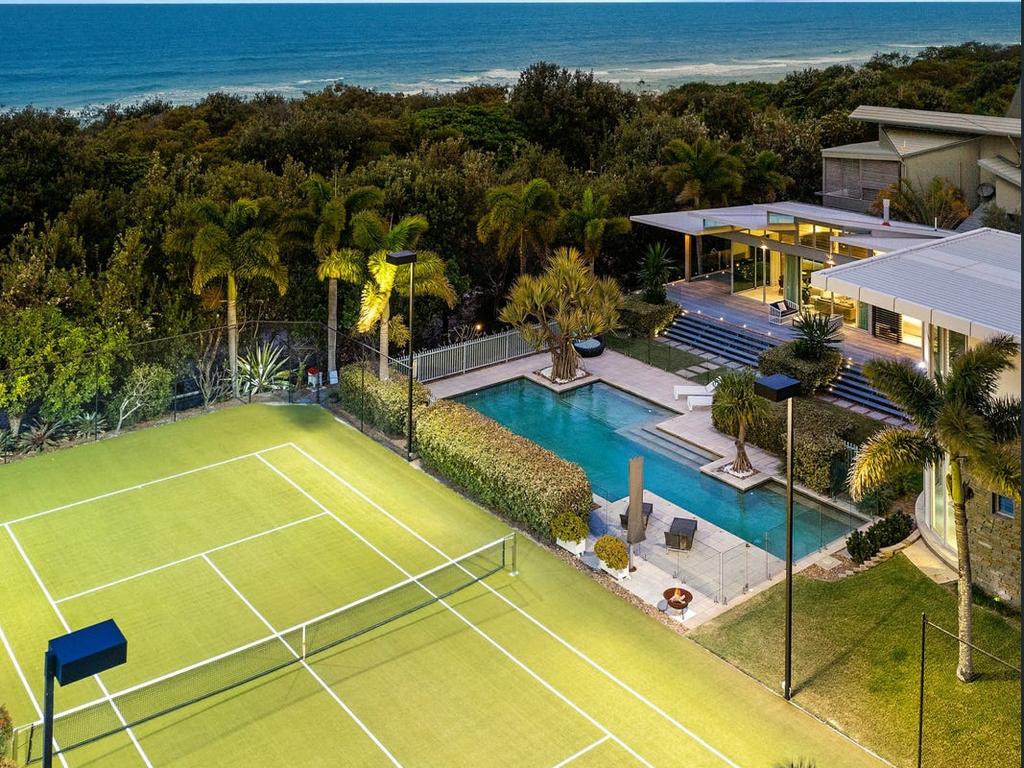 Tennis legend Ash Barty expressed interest in this house in Kingscliff which recently sold for $9.45m.