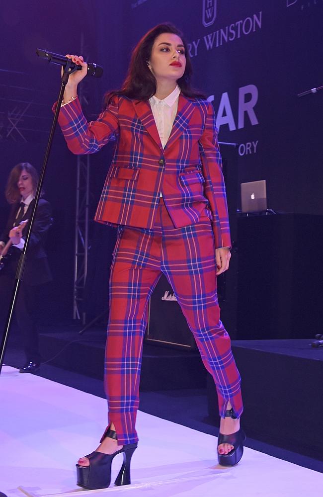 Charli XCX performs at amfAR’s 2015 Cinema Against AIDS Gala. Picture: WireImage