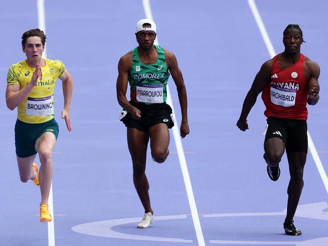 Rohan Browning didn’t make it through the heat stages. Picture: Getty Images