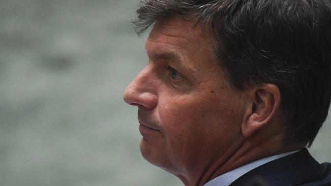 Energy and Emissions Reduction Minister Angus Taylor has competing interests to balance. Picture: Lukas Coch/AAP