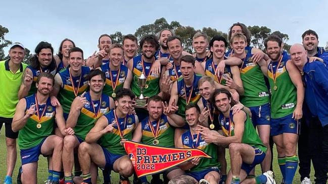 Golden Grove's 2022 premiership side. Picture: Golden Grove Football Club