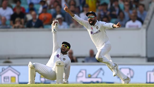 India now cannot lose the Test series. Photo by Gareth Copley/Getty Images