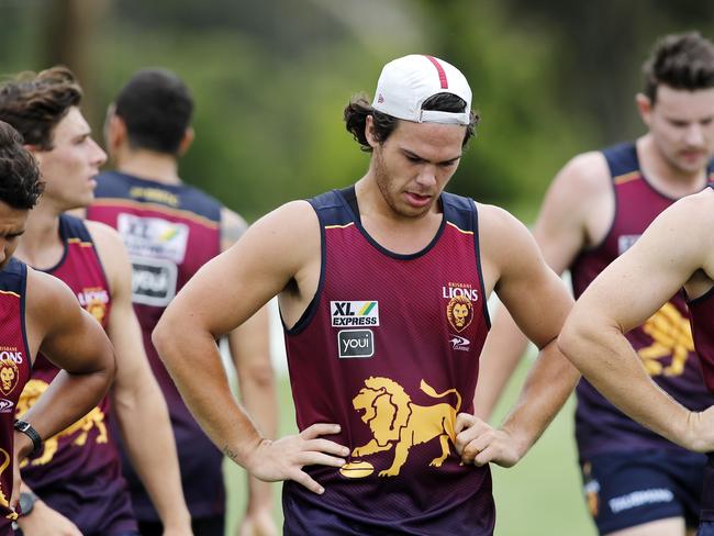 Cam Rayner is working hard ahead of his AFL return. Picture: Josh Woning