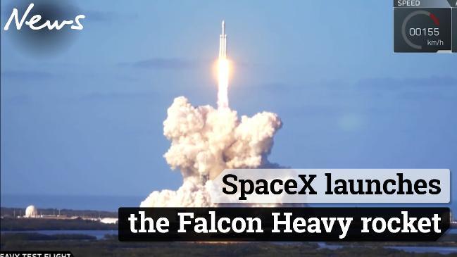 SpaceX launches the Falcon Heavy rocket