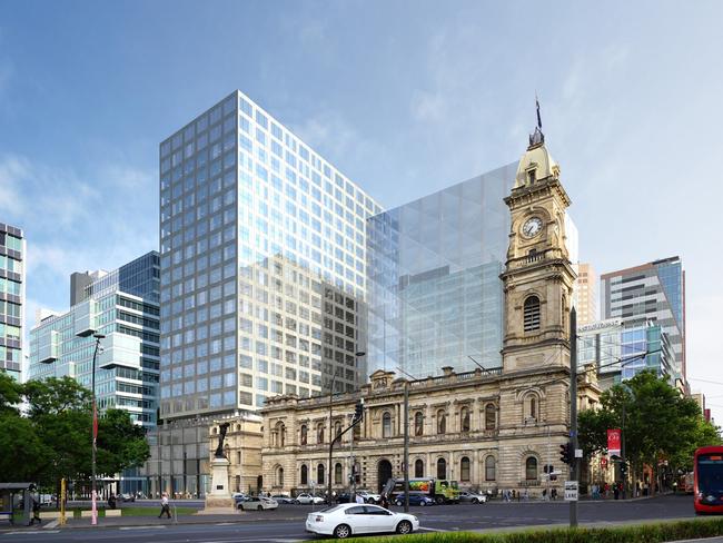 Construction will begin on the first, taller GPO Exchange building within two weeks.