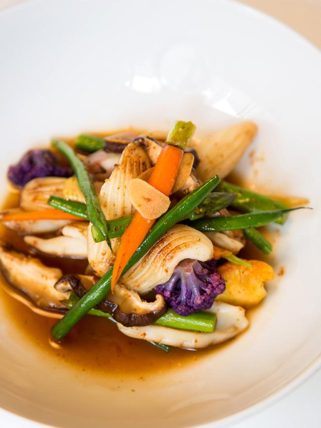 Squid Pasta. Picture: Henry Hargreaves