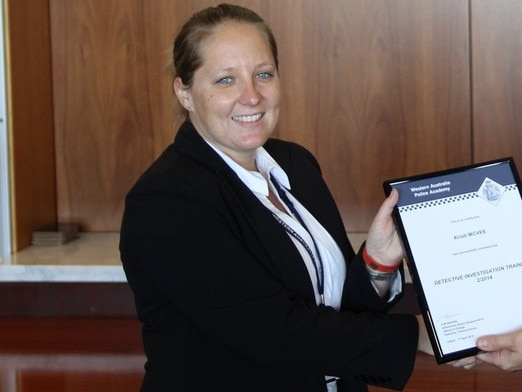 Kristi said after a year on the job she became a specialist child interviewer. Picture: Supplied.