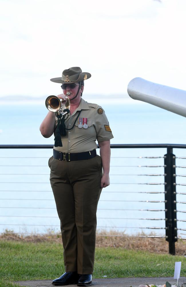 The 81st commemoration of the Bombing of Darwin at USS Peary Memorial. Picture: (A) manda Parkinson