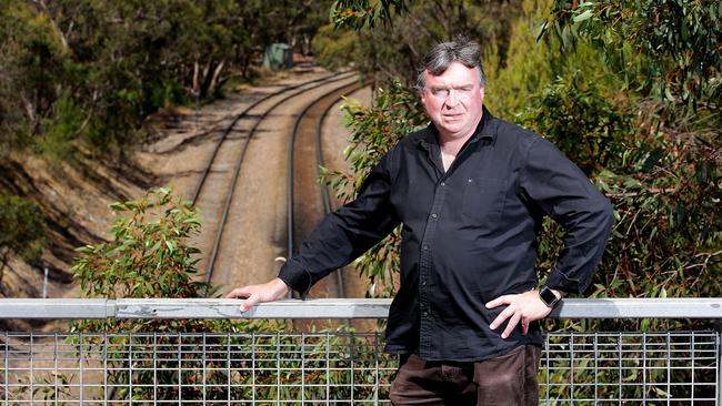 Former Labor state and federal candidate Mark Ward supports a rail diversion away from the Adelaide Hills.