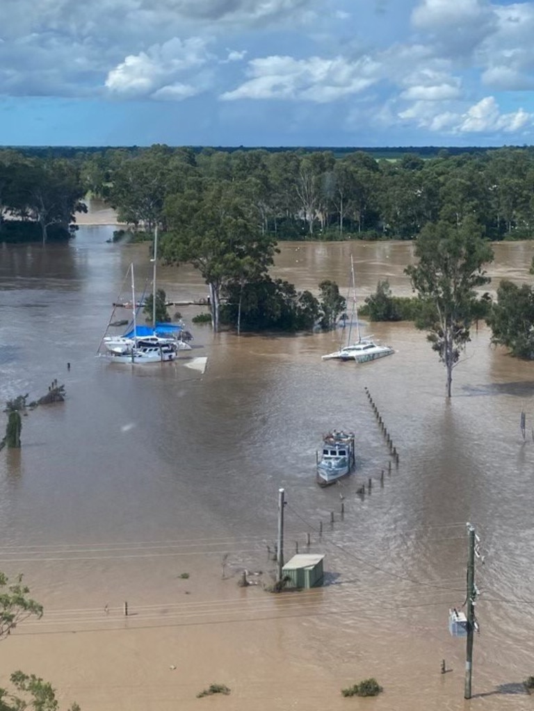 Contributed: Ergon Energy. Maryborough flood.