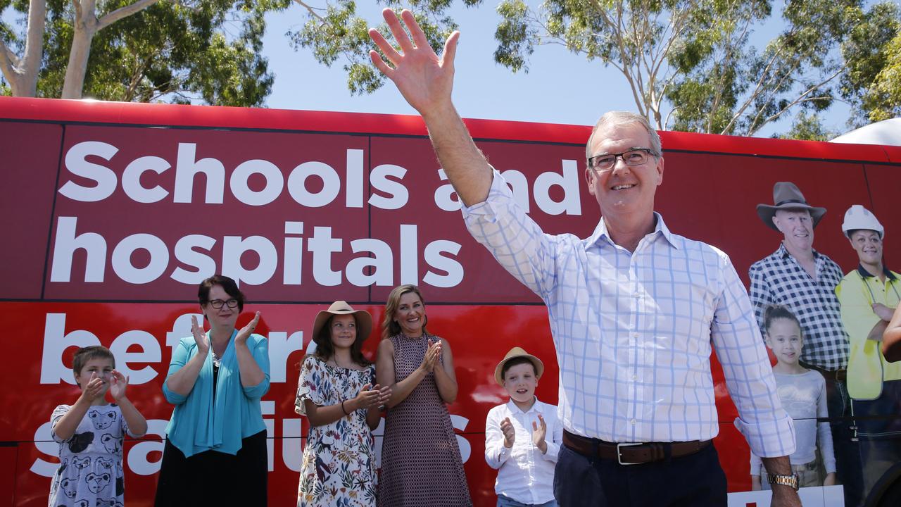 Michael Daley is campaigning on a platform of education and health funding. Picture: David Swift 