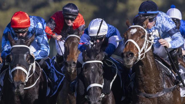 Great House (right), pictured winning at Rosehill in June, looks Jeff Penza’s best chance at a Group 1 win in the Metropolitan. Picture: Getty Images