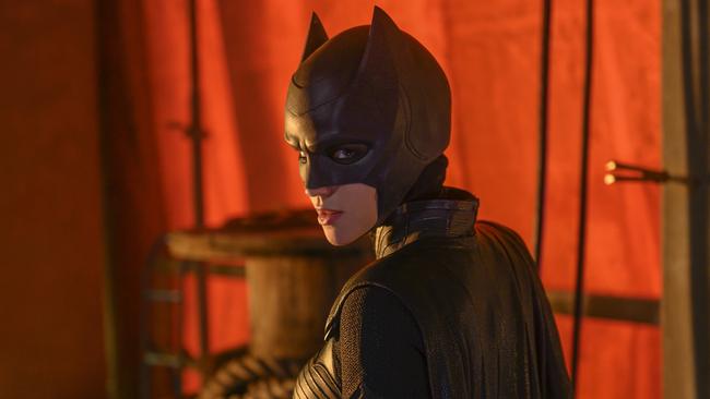 Ruby Rose in costume as Batwoman. Picture: Kimberley French/The CW\\