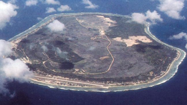 The island of Nauru where refugees are being forced to live.