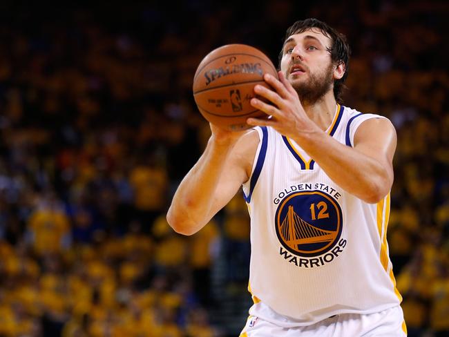 Andrew Bogut was one of the NBA’s best defenders during the 2014/2015 season. Picture: Getty