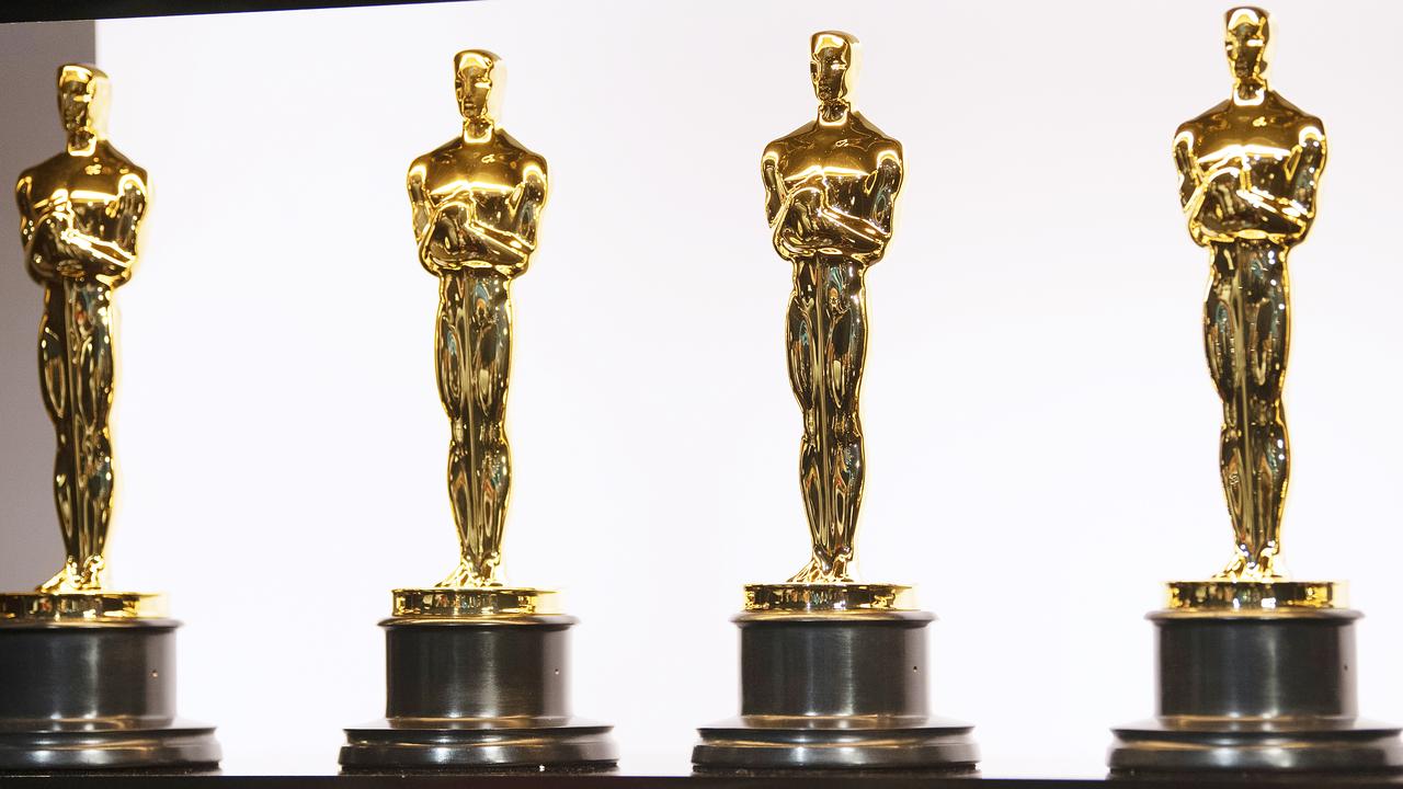 Oscars statuettes on display backstage during the 92nd Annual Academy Awards at the Dolby Theatre in Hollywood, California. Picture: Getty