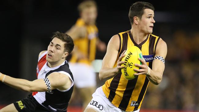 Ryan Burton was shocked to learn the Hawks wanted him out. Picture: Michael Klein