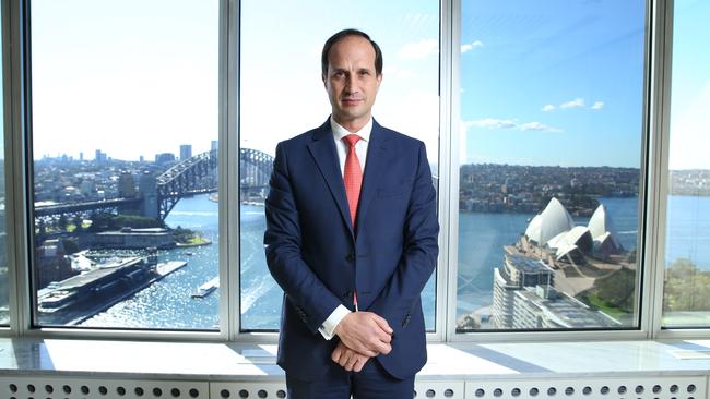 AMP chief executive Francesco De Ferrari. Picture: Britta Campion