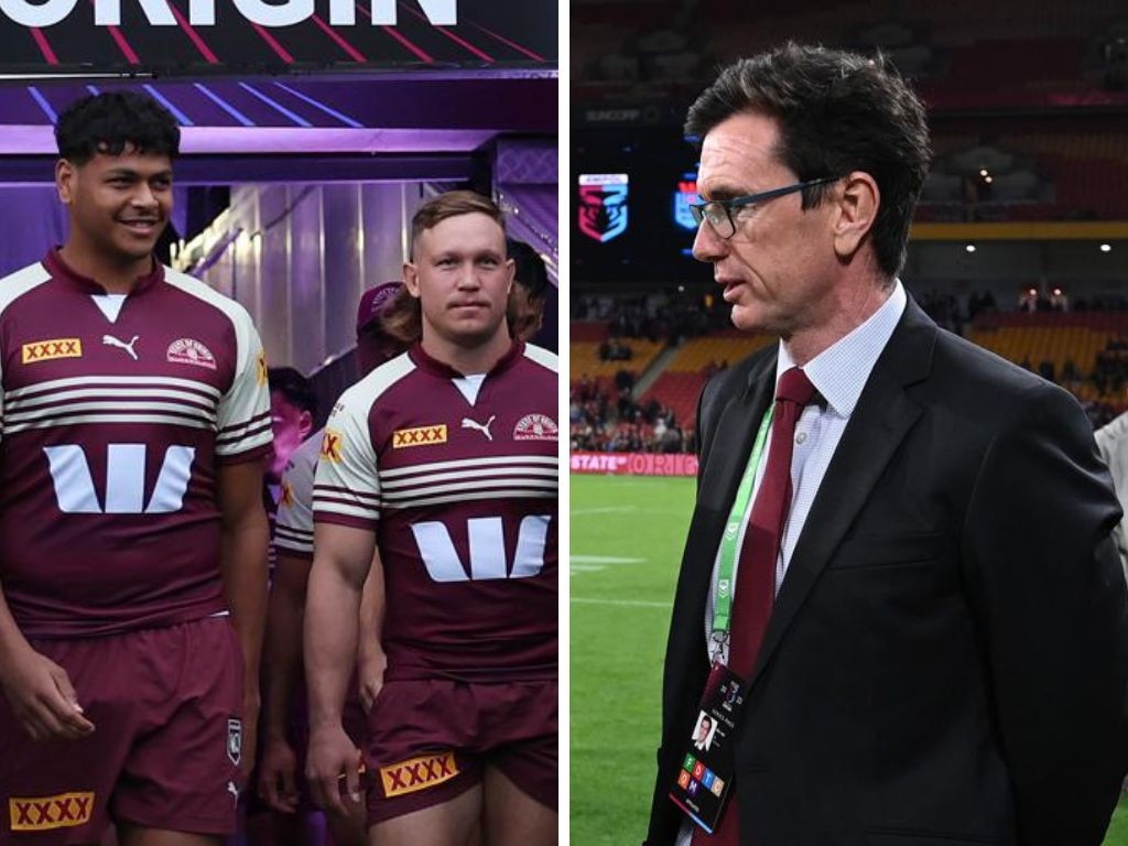 Ben Ikin and the Maroons. Photos: Getty Images