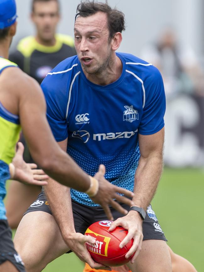 North Melbourne ruckman Todd Goldstein. Picture: Jay Town