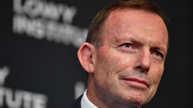 Former Australian prime minister Tony Abbott said the government needs to make it easier for working women to have babies. Picture: AAP/Joel Carrett