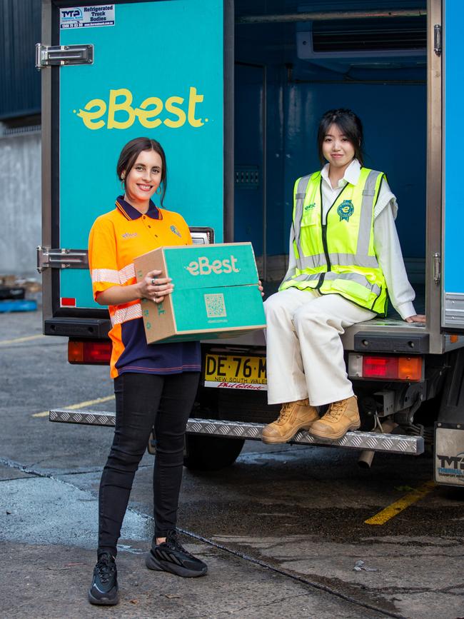 Online grocery retailer eBest initially launched with a Mandarin language app in July 2020. Picture: The Daily Telegraph.