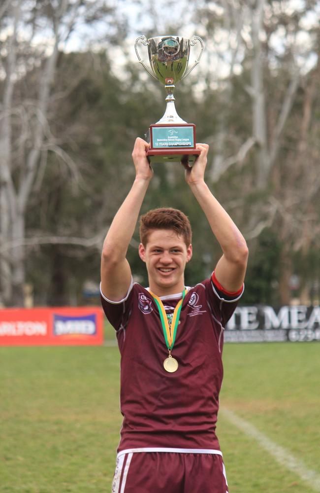 Ponga excelled at most sports growing up.