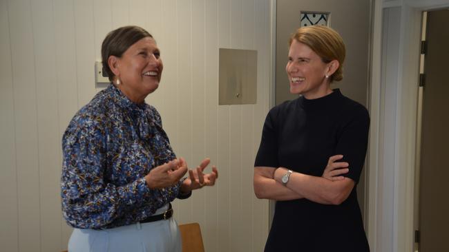 Mundingburra MP Janelle Poole with Cranbrook Medical Owner Dr Naomi Gleadow. Picture: Nikita McGuire