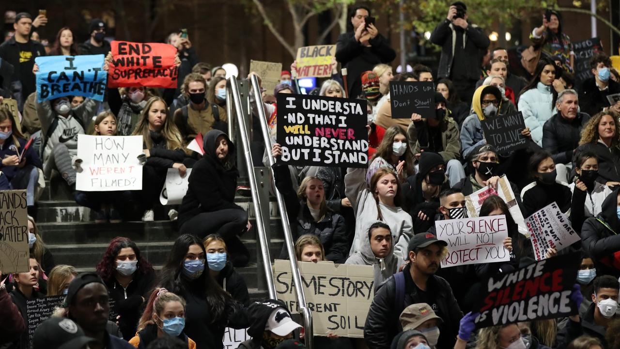 Black Lives Matter Protests Takes Place In Sydney In Wake Of Us 