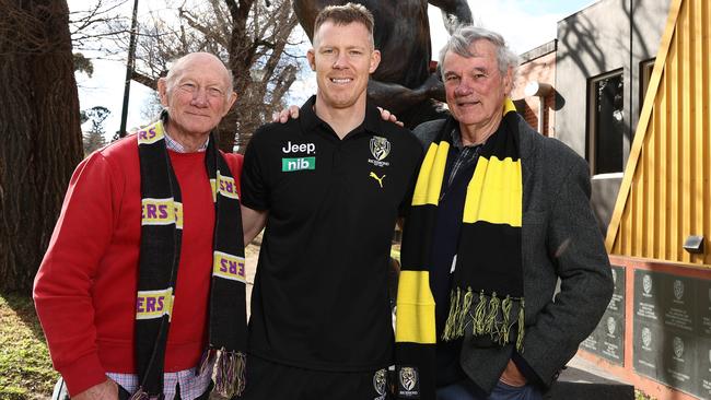 Jack Riewoldt will become the fourth member of Richmond’s 300 game club. Picture: Michael Klein