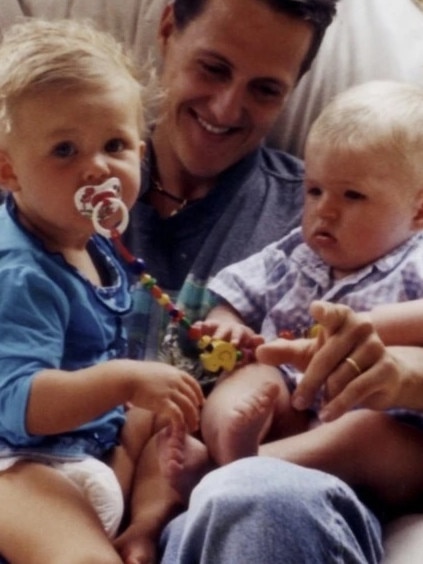 Michael and baby Max (right). Supplied: Netflix