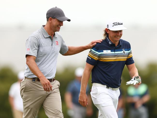 Adam Scott and Cam Smith are headed to regional Victoria for the tournament. Picture: Getty