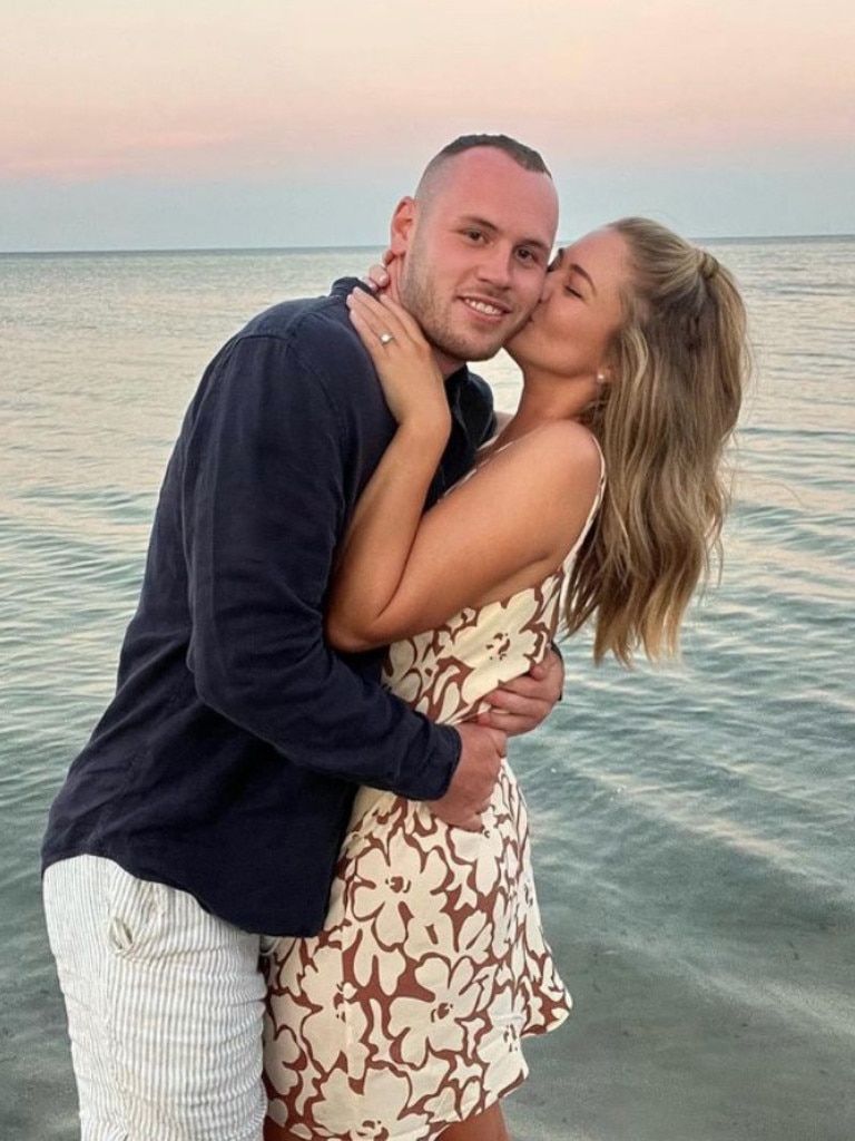 Daniel Venables and Scherri-Lee Biggs are engaged. Photo: Instagram.