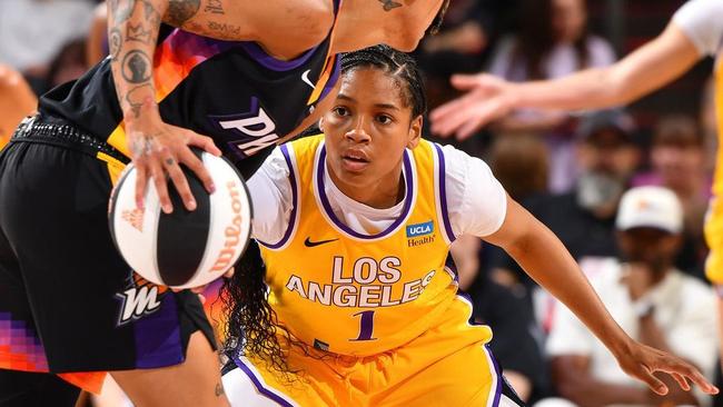 The Townsville Fire have signed Los Angeles Sparks WNBA player Zia Cooke for the upcoming WNBL season. Picture: @z.loading_ on Instagram