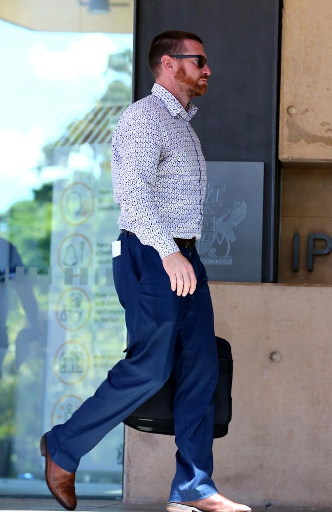 Former AFL player Jason Akermanis pictured appearing at Ipswich court contesting a speeding charge. Ipswich Friday 28th October 2022. Picture: David Clark