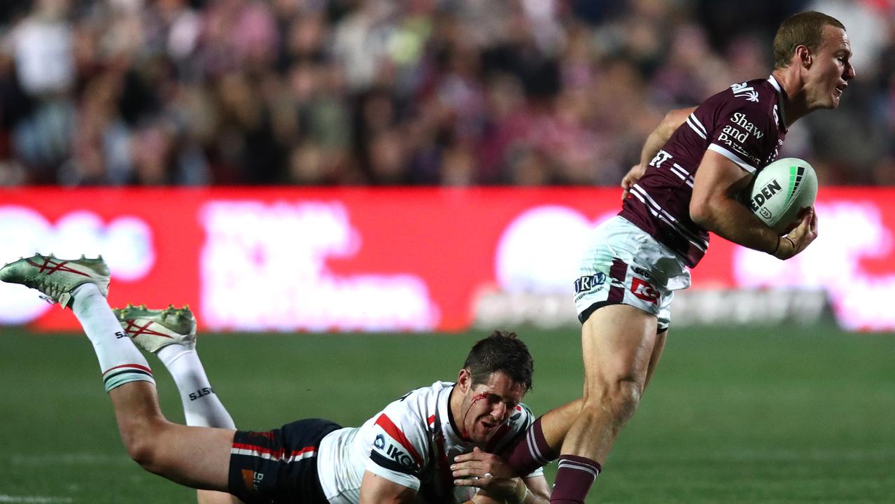 Sea Eagles lose 18-16 to Raiders in NRL trial