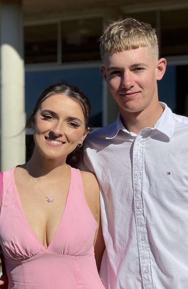 Summer Rutledge and Tyler Verkerk at the Gympie Races on June 15, 2024.