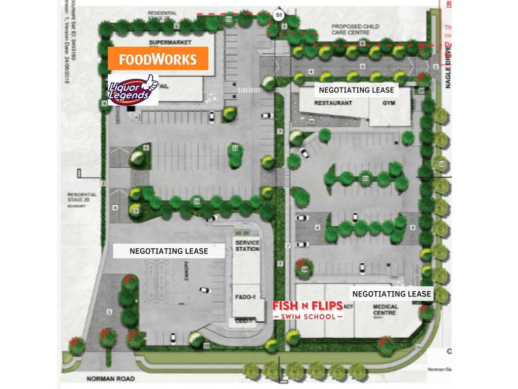 Tenancy plans in the real estate listing for the Nagle Dr property.