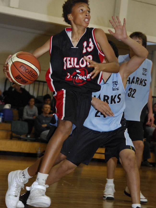 Basketballer Dante Exum was recognised as a Leader Junior Sports Star winner …