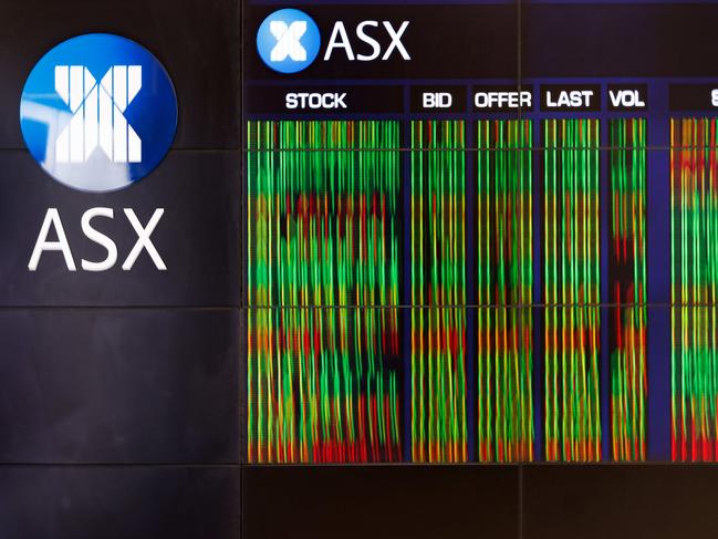 SYDNEY, AUSTRALIA - NewsWire Photos, October 29 2024. GENERIC. Stocks. Finance. Economy. Stock price ticker of the Australian Stock Exchange, ASX, at their offices on Bridge Street. Picture: NewsWire / Max Mason-Hubers