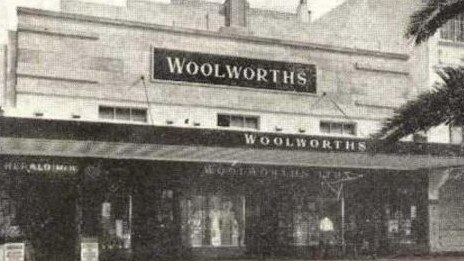 The original Woolworths store in the 1930s in the premises proposed to accommodate a Hard Rock Live venue on The Corso at Manly. Picture: Manly Local Studies via History Hub