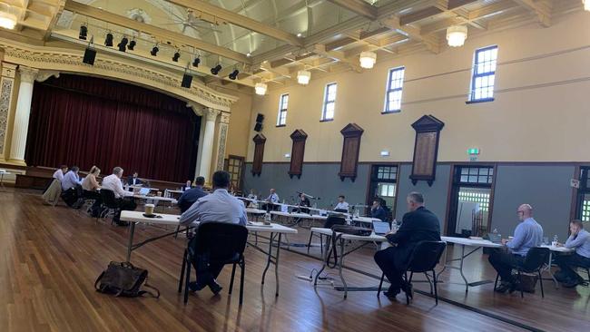 The monthly meeting of the Fraser Coast regional Council is underway.