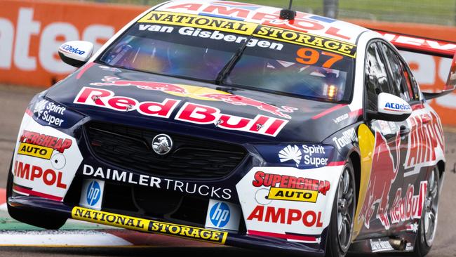 Shane van Gisbergen showed his class during practice in Townsville.