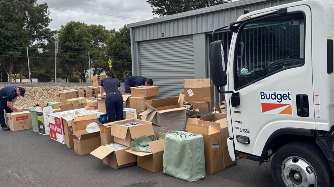 Police have seized almost $800,000 worth of illegal tobacco and $66,000 in cash in raids on 10 premises in the South-East of the state. Picture: Supplied.