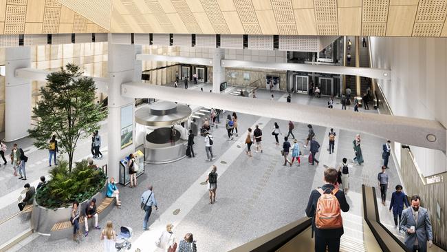 An artist’s impression of the proposed Monash Station. Picture: Supplied